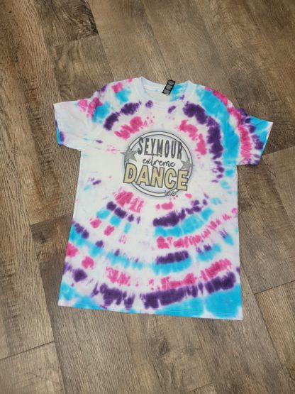 Kids tye dye tshirt - front